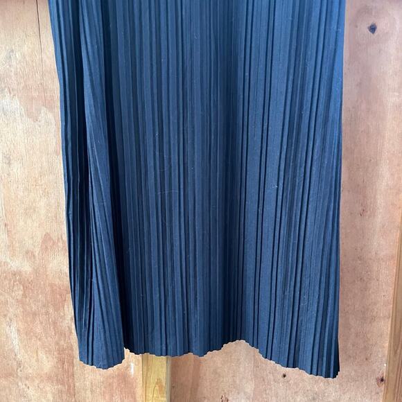 A New Day Black Pleated Sleeveless Midi Dress Size XXL. NEW - Picture 5 of 7